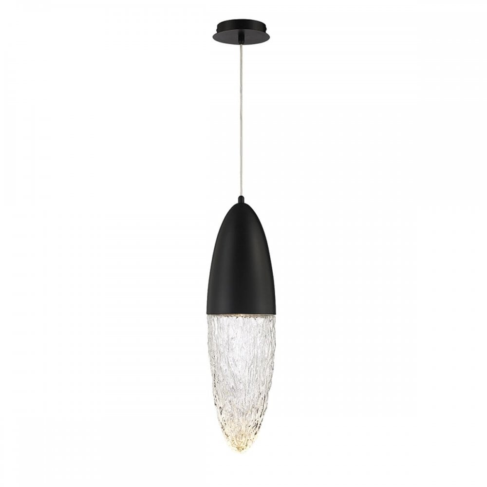 QN-ECROU-1P-BK Ecrou Pendant Matte Black