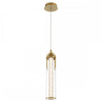 QN-ESPADA-1P-BG Espada LED Pendant Brushed Gold