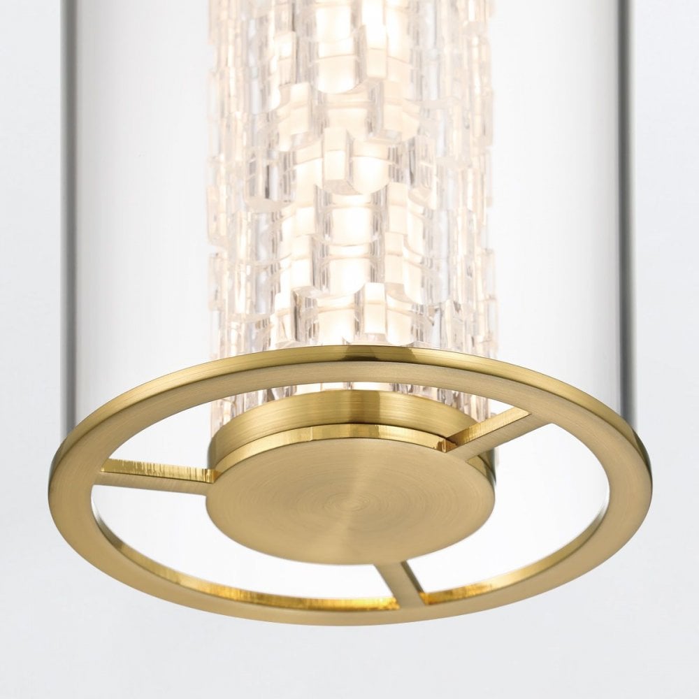 QN-ESPADA-1P-BG Espada LED Pendant Brushed Gold
