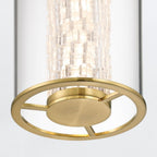 QN-ESPADA-1P-BG Espada LED Pendant Brushed Gold