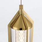 QN-ESPADA-1P-BG Espada LED Pendant Brushed Gold