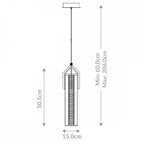 QN-ESPADA-1P-PC Espada LED Pendant Polished Chrome