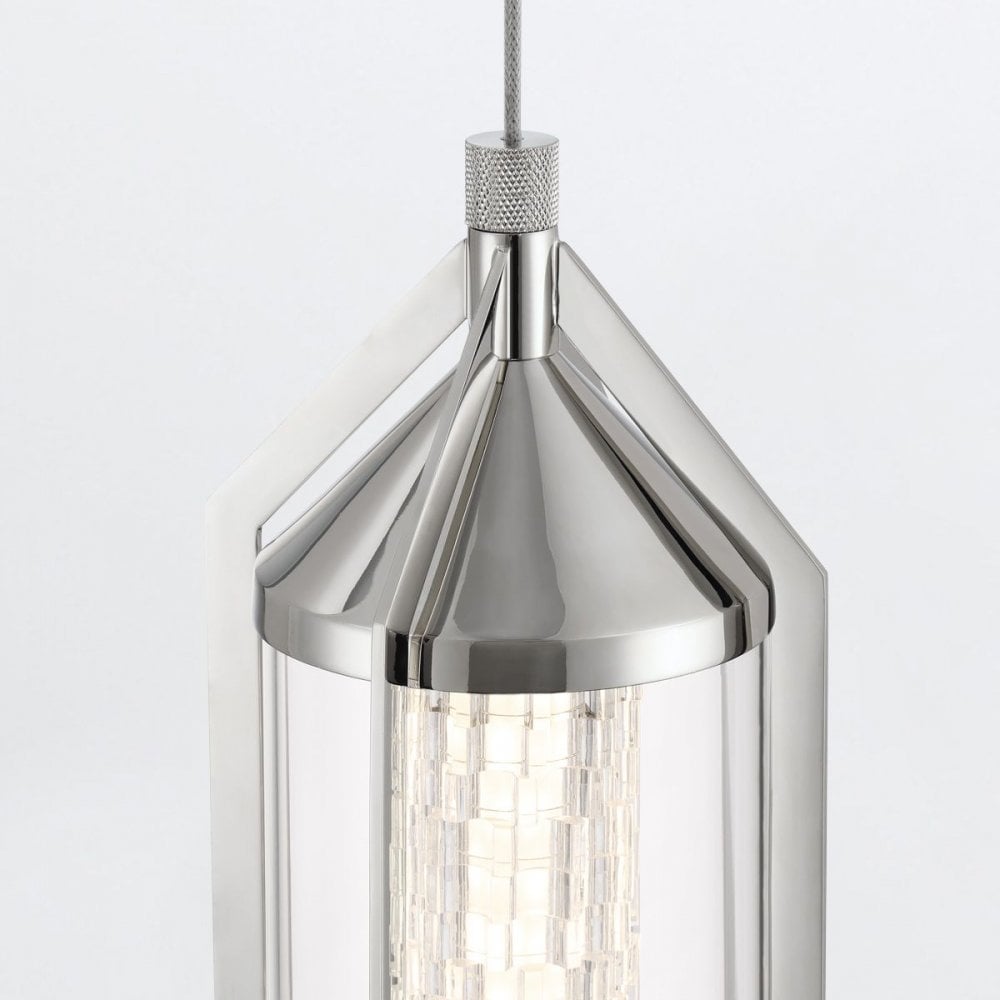 QN-ESPADA-1P-PC Espada LED Pendant Polished Chrome