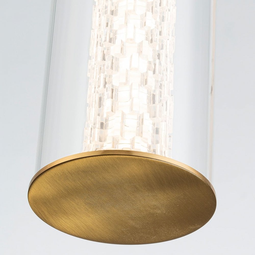 QN-ESPADA-1W-BG Espada LED Bathroom Wall Light Brushed Gold