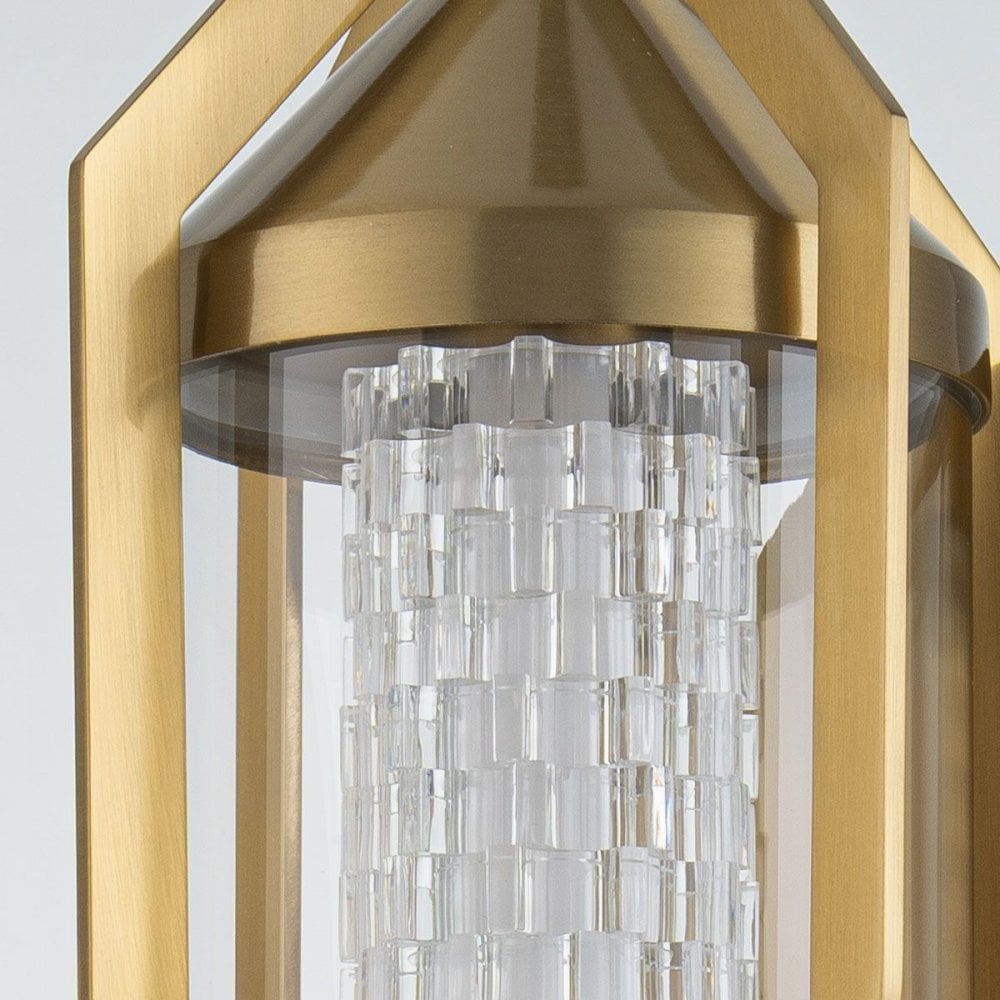 QN-ESPADA-1W-BG Espada LED Bathroom Wall Light Brushed Gold