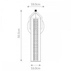 QN-ESPADA-1W-PC Espada LED Bathroom Wall Light Polished Chrome