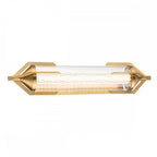 QN-ESPADA-2W-BG Espada Tall LED Bathroom Wall / Above Mirror Light Brushed Gold