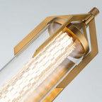 QN-ESPADA-2W-BG Espada Tall LED Bathroom Wall / Above Mirror Light Brushed Gold