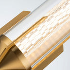 QN-ESPADA-2W-BG Espada Tall LED Bathroom Wall / Above Mirror Light Brushed Gold