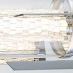 QN-ESPADA-2W-PC Espada Tall LED Bathroom Wall / Above Mirror Light Polished Chrome