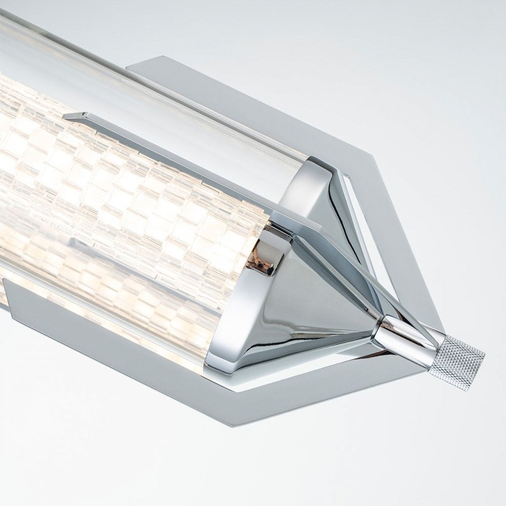QN-ESPADA-2W-PC Espada Tall LED Bathroom Wall / Above Mirror Light Polished Chrome