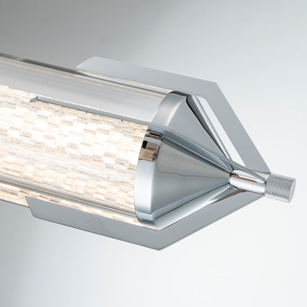 QN-ESPADA-2W-PC Espada Tall LED Bathroom Wall / Above Mirror Light Polished Chrome