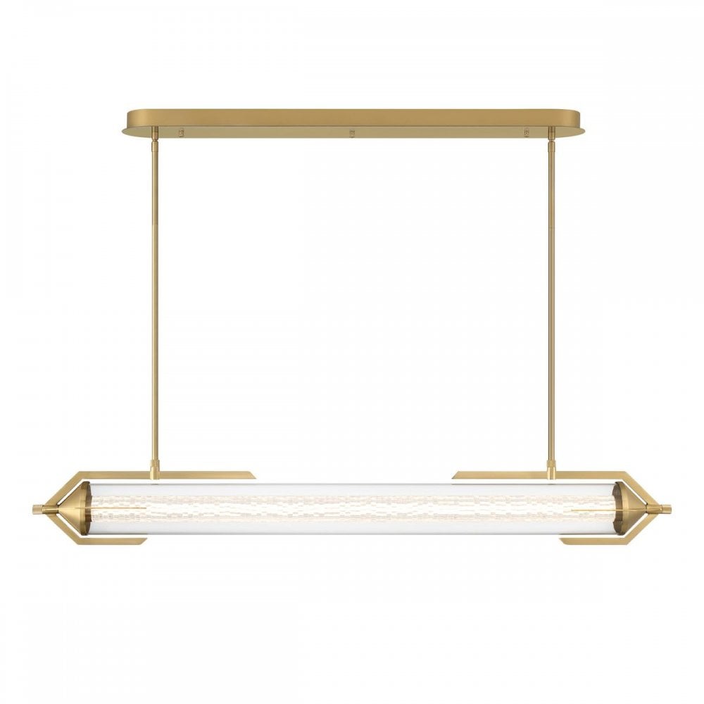 QN-ESPADA-LP-BG Espada LED Linear Pendant Brushed Gold