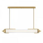 QN-ESPADA-LP-BG Espada LED Linear Pendant Brushed Gold