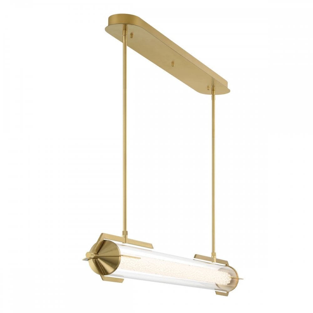 QN-ESPADA-LP-BG Espada LED Linear Pendant Brushed Gold