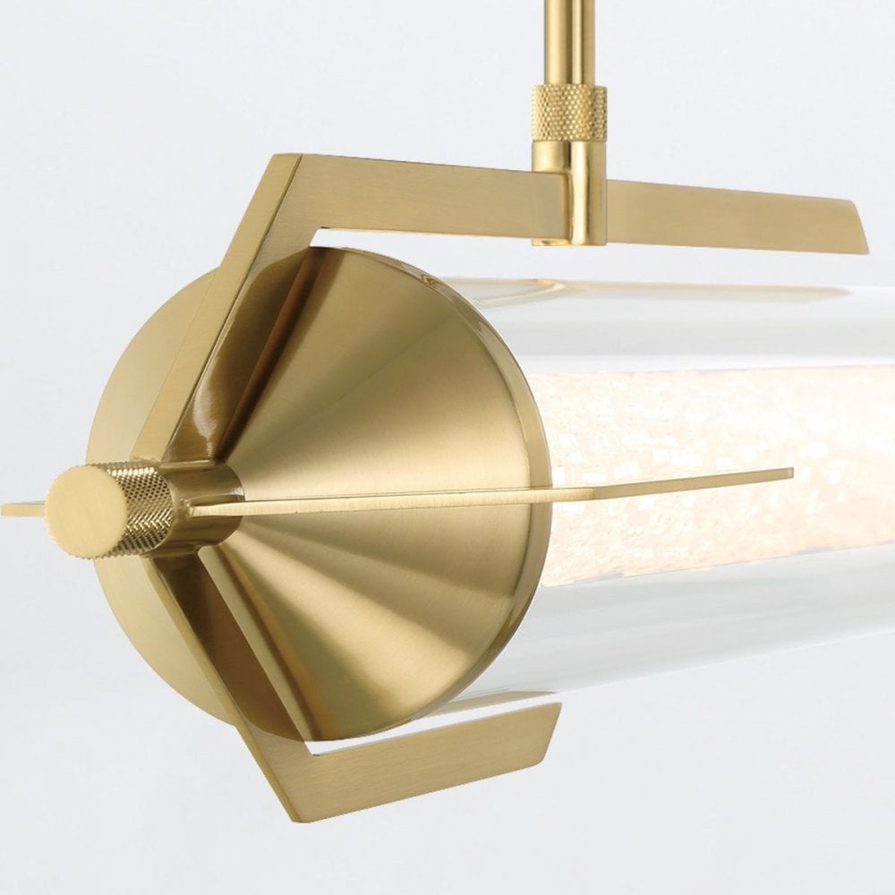 QN-ESPADA-LP-BG Espada LED Linear Pendant Brushed Gold