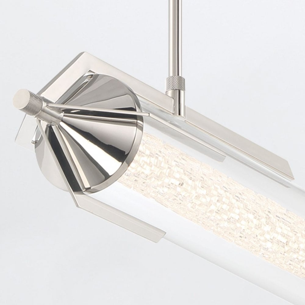 QN-ESPADA-LP-PC Espada LED Linear Pendant Polished Chrome