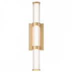 QN-FAYTON-M-BG Fayton Outdoor Medium LED Wall Light Brushed Gold