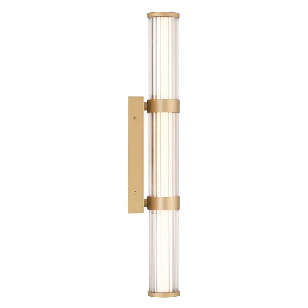 QN-FAYTON-M-BG Fayton Outdoor Medium LED Wall Light Brushed Gold