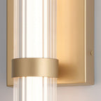 QN-FAYTON-M-BG Fayton Outdoor Medium LED Wall Light Brushed Gold