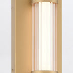 QN-FAYTON-M-BG Fayton Outdoor Medium LED Wall Light Brushed Gold