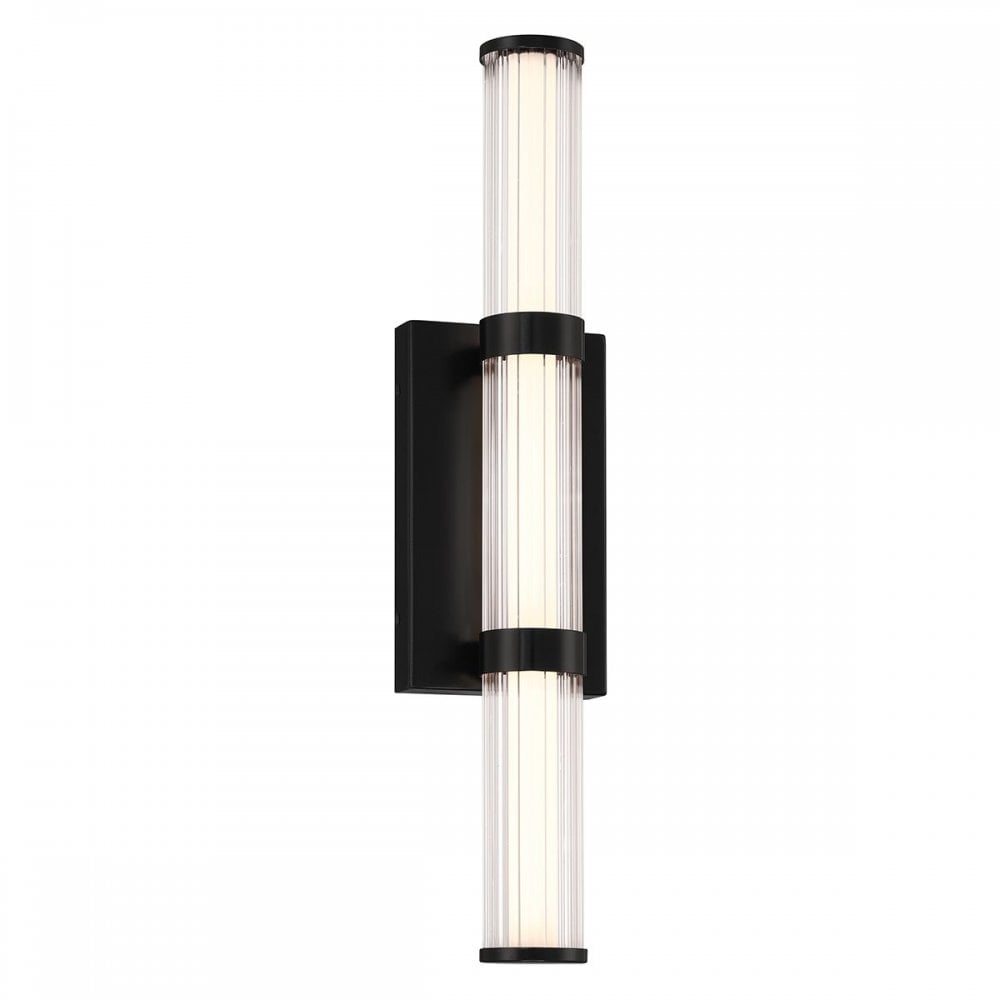 QN-FAYTON-M-BK Fayton Outdoor Medium LED Wall Light Matte Black