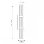 QN-FAYTON-M-BK Fayton Outdoor Medium LED Wall Light Matte Black