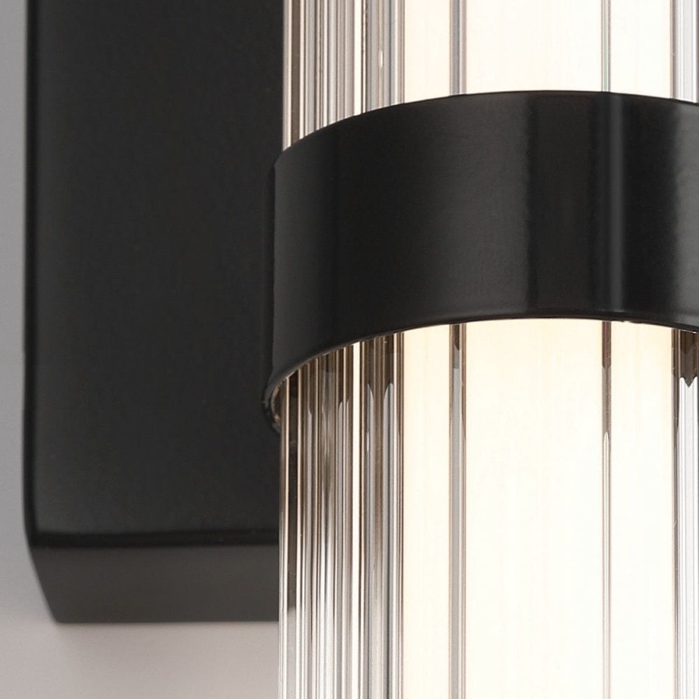 QN-FAYTON-M-BK Fayton Outdoor Medium LED Wall Light Matte Black