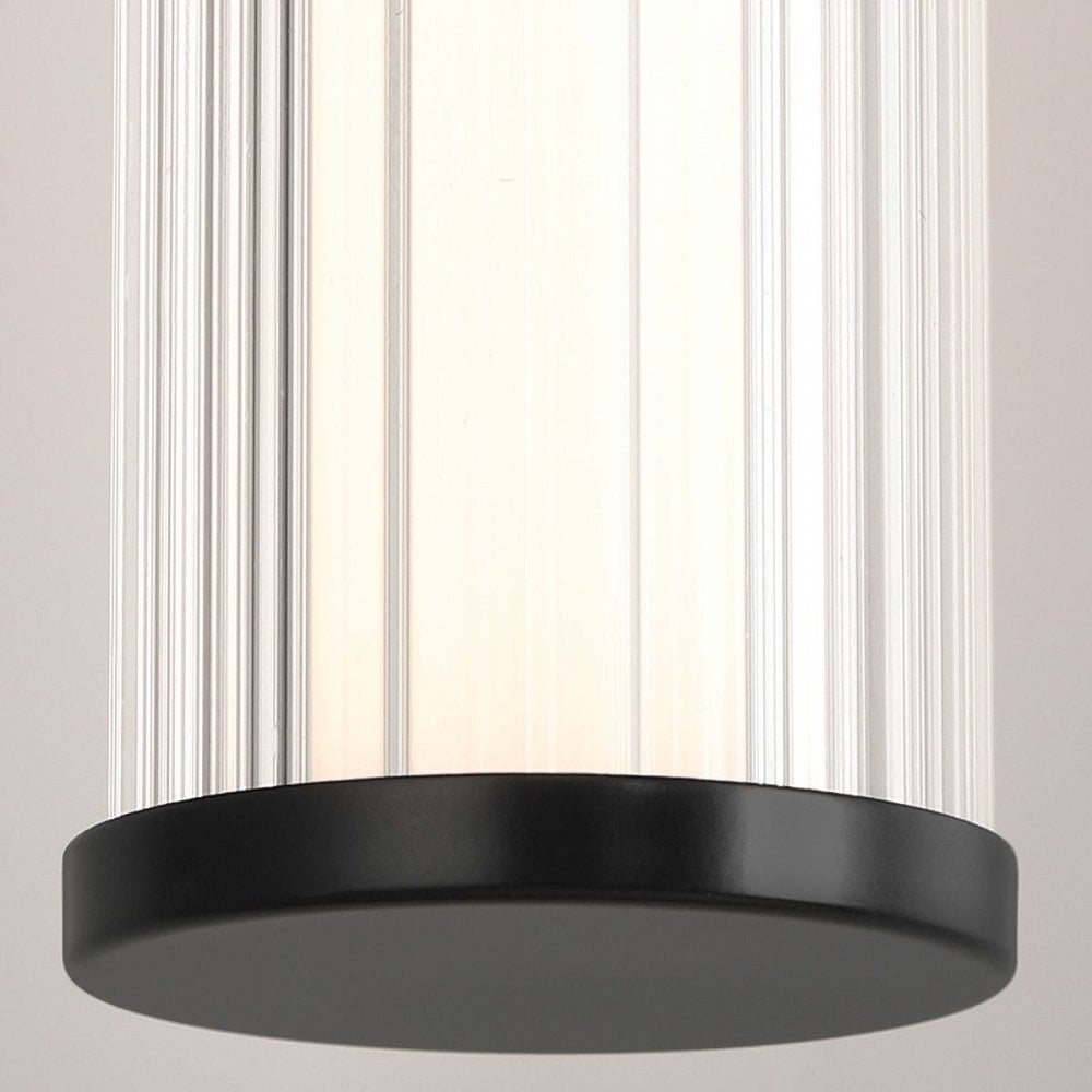 QN-FAYTON-M-BK Fayton Outdoor Medium LED Wall Light Matte Black