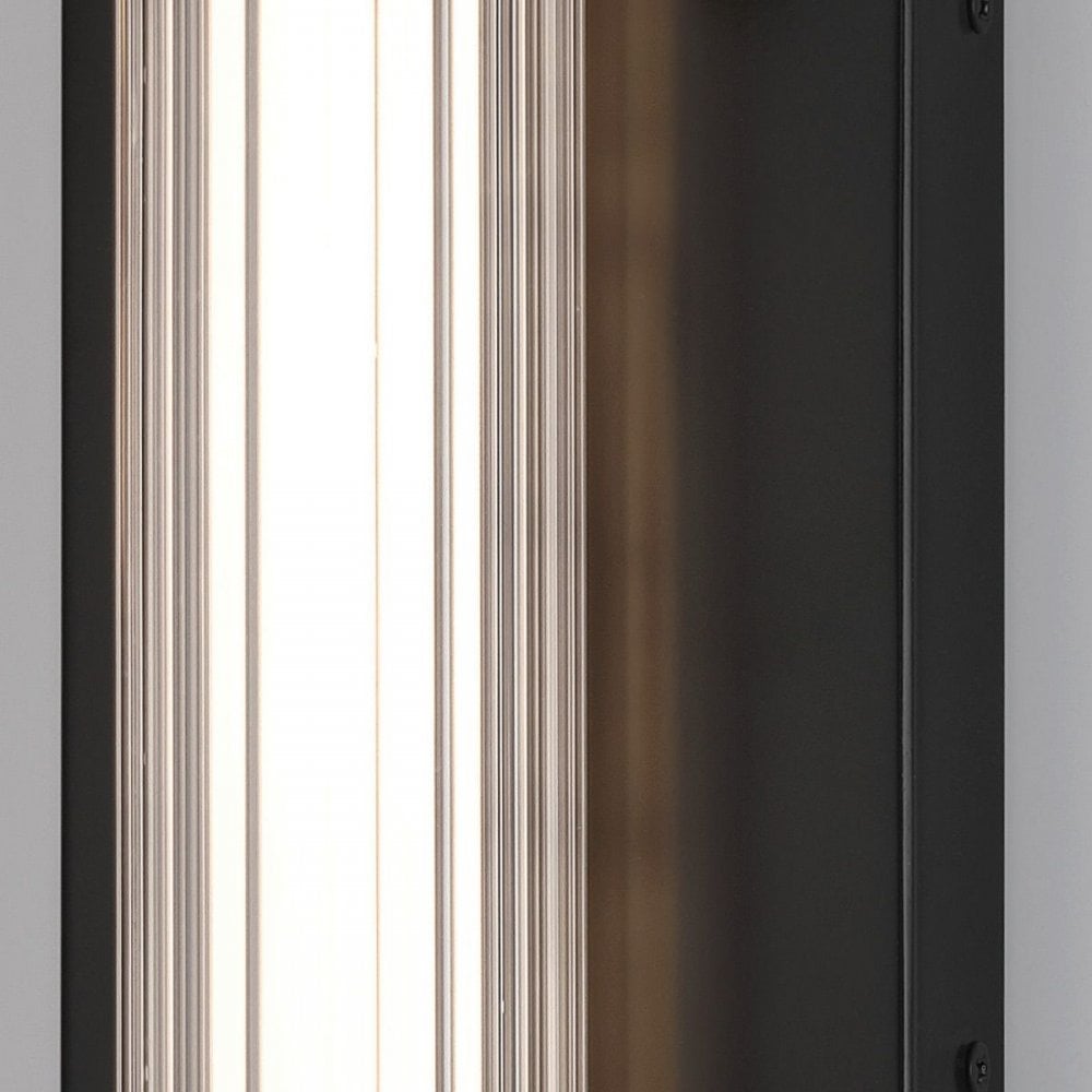 QN-FAYTON-M-BK Fayton Outdoor Medium LED Wall Light Matte Black