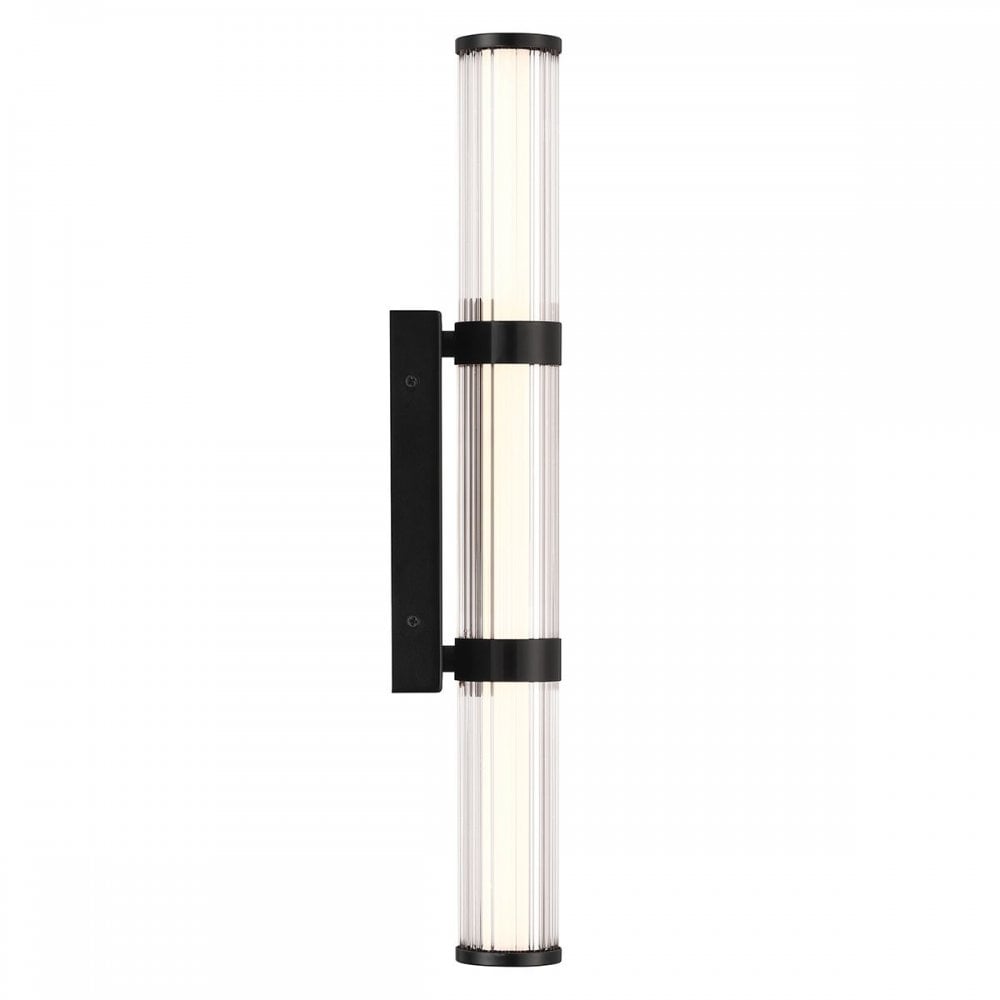 QN-FAYTON-M-BK Fayton Outdoor Medium LED Wall Light Matte Black