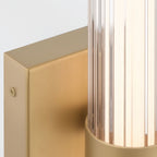 QN-FAYTON-S-BG Fayton Outdoor Small LED Wall Light Brushed Gold