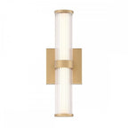 QN-FAYTON-S-BG Fayton Outdoor Small LED Wall Light Brushed Gold