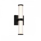 QN-FAYTON-S-BK Fayton Outdoor Small LED Wall Light Matte Black