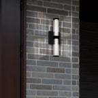 QN-FAYTON-S-BK Fayton Outdoor Small LED Wall Light Matte Black