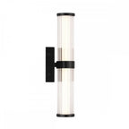 QN-FAYTON-S-BK Fayton Outdoor Small LED Wall Light Matte Black