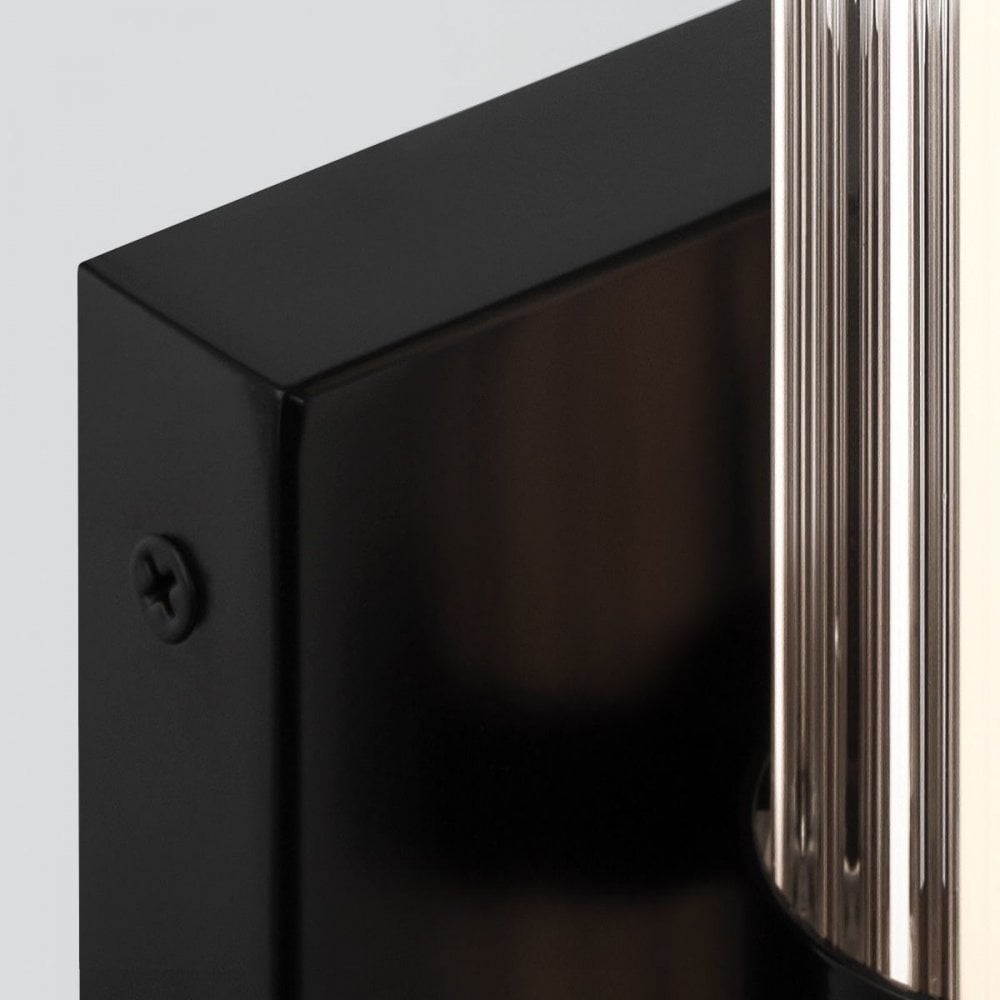 QN-FAYTON-S-BK Fayton Outdoor Small LED Wall Light Matte Black