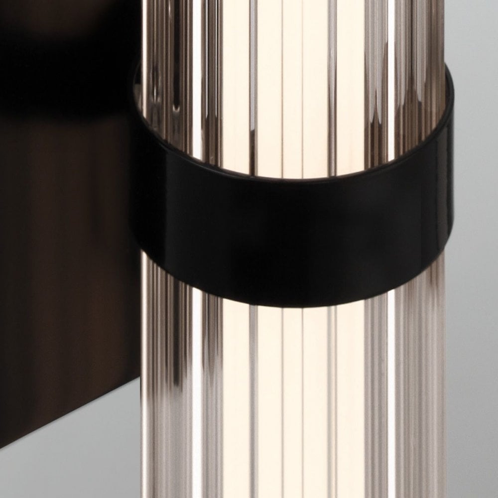 QN-FAYTON-S-BK Fayton Outdoor Small LED Wall Light Matte Black