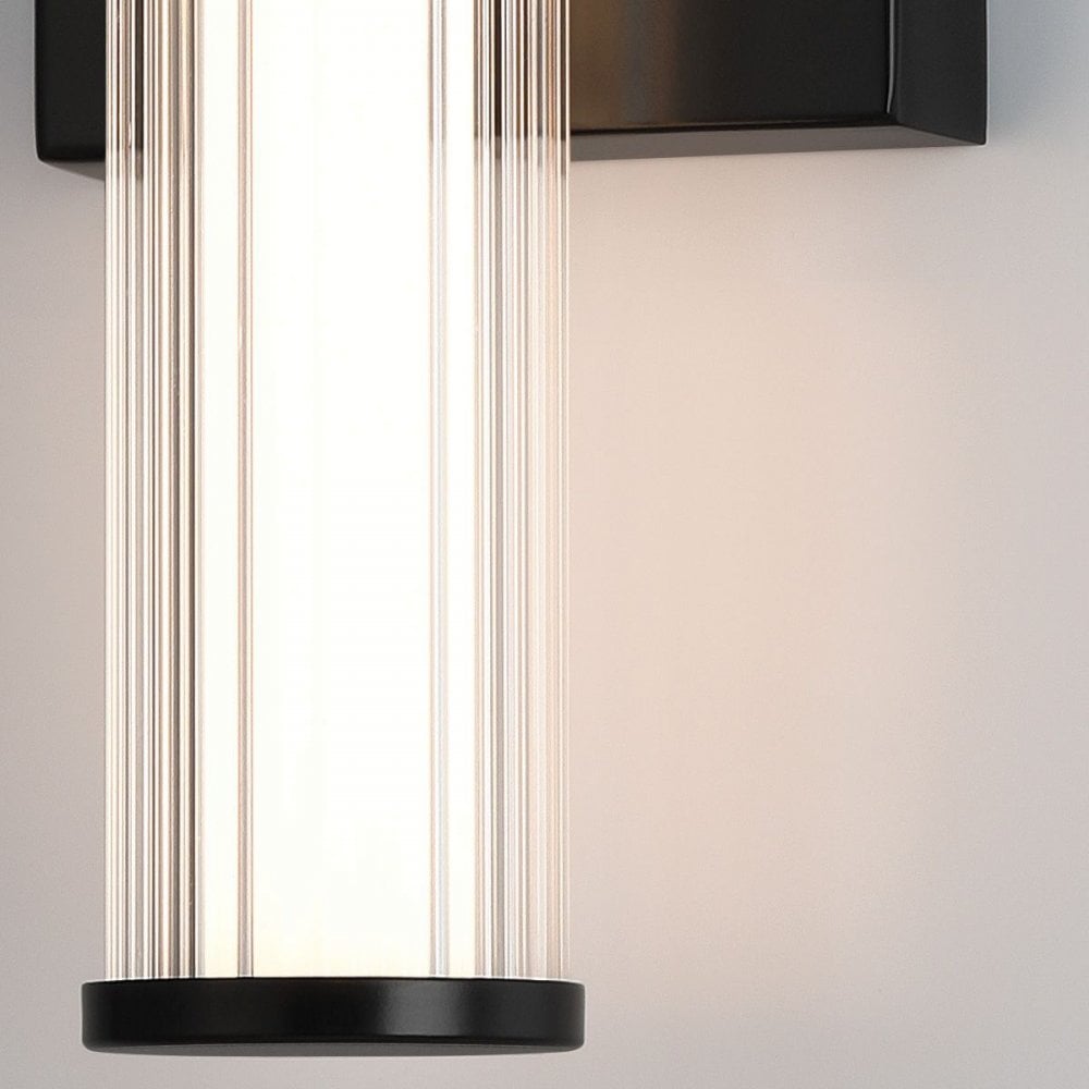 QN-FAYTON-S-BK Fayton Outdoor Small LED Wall Light Matte Black