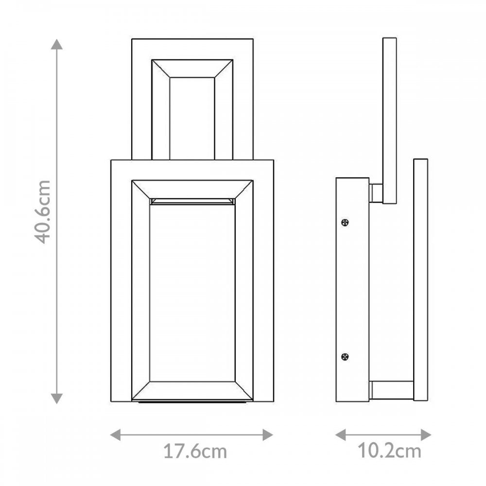 QN-INIZIO-1W-BG Inizio LED Wall Light Brushed Gold