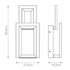 QN-INIZIO-1W-BG Inizio LED Wall Light Brushed Gold