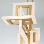 QN-INIZIO-LP-M-BG Inizio LED Linear Pendant Medium Brushed Gold