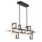 QN-INIZIO-LP-M-BK Inizio LED Linear Pendant Medium Matte Black