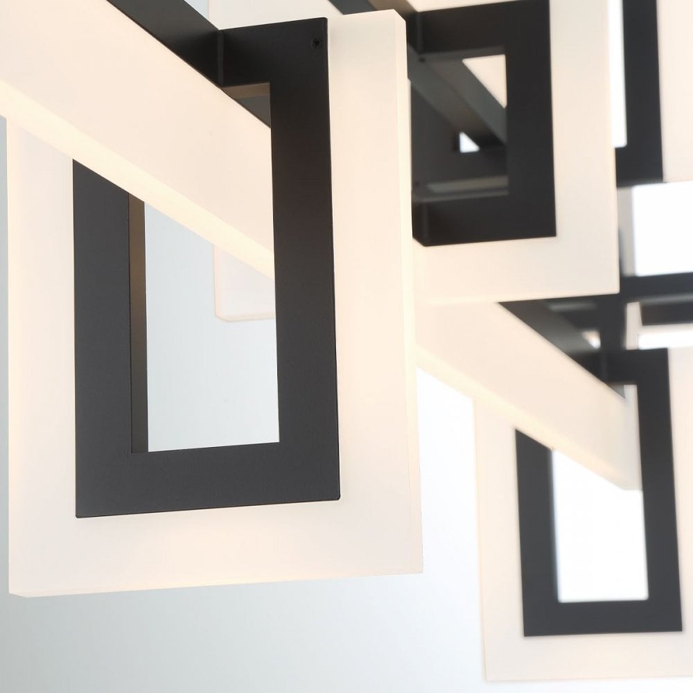 QN-INIZIO-LP-M-BK Inizio LED Linear Pendant Medium Matte Black