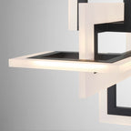 QN-INIZIO-LP-M-BK Inizio LED Linear Pendant Medium Matte Black