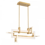 QN-INIZIO-LP-S-BG Inizio LED Linear Pendant Small Brushed Gold