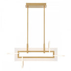 QN-INIZIO-LP-S-BG Inizio LED Linear Pendant Small Brushed Gold