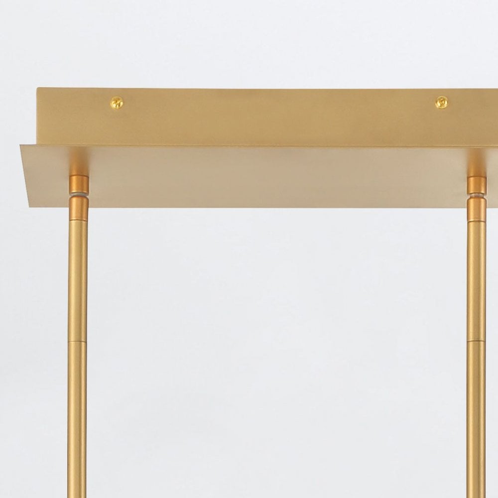 QN-INIZIO-LP-S-BG Inizio LED Linear Pendant Small Brushed Gold