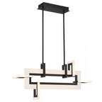 QN-INIZIO-LP-S-BK Inizio LED Linear Pendant Small Matte Black
