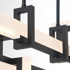 QN-INIZIO-LP-S-BK Inizio LED Linear Pendant Small Matte Black